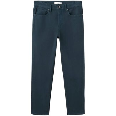 Mango Ben Cropped Tapered-Fit Jeans 46 NAVY 46 Mango Ben Cropped Tapered-Fit Jeans 46 NAVY 46