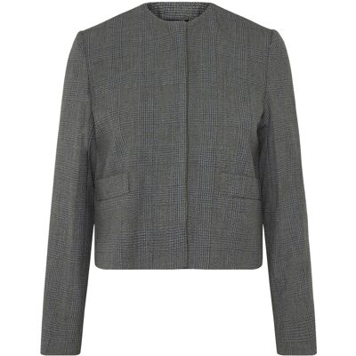 Mango Crop Suit Blazer XL GREY XL Mango Crop Suit Blazer XL GREY XL