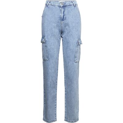 Mango Pocket Cargo Jeans 32 OPEN BLUE 32 Mango Pocket Cargo Jeans 32 OPEN BLUE 32