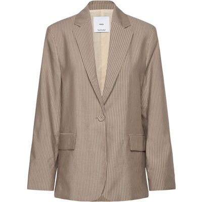 Mango Lyocell Suit Blazer XS MEDIUM BROWN XS Mango Lyocell Suit Blazer XS MEDIUM BROWN XS