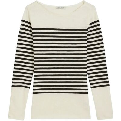 Marc O'Polo T-Shirts Long Sleeve XXS MULTI/ BLACK XXS Marc O'Polo T-Shirts Long Sleeve XXS MULTI/ BLACK XXS