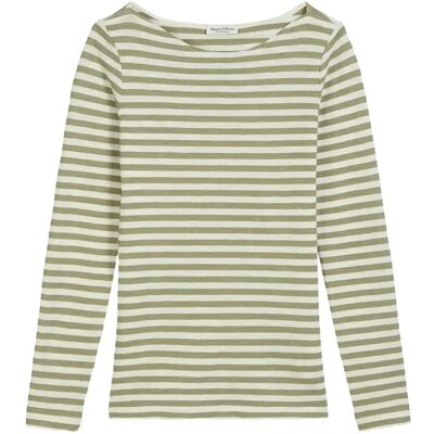 Marc O'Polo T-Shirts Long Sleeve XXS MULTI/ SMOOTH SAGE XXS Marc O'Polo T-Shirts Long Sleeve XXS MULTI/ SMOOTH SAGE XXS