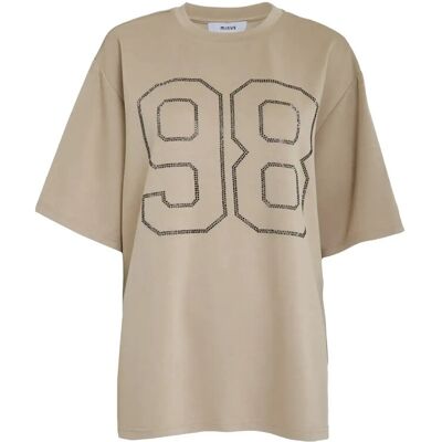 Minus Msmalou T-Shirt XS SAND GRAY XS Minus Msmalou T-Shirt XS SAND GRAY XS