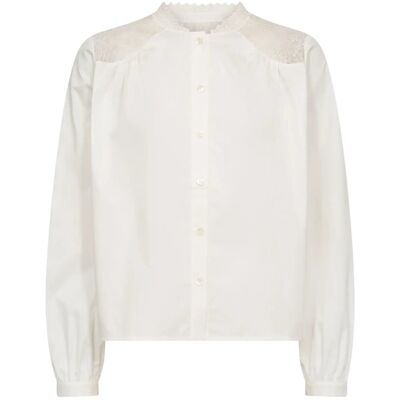 MOS MOSH Mminda Cotton Lace Shirt M ECRU M MOS MOSH Mminda Cotton Lace Shirt M ECRU M