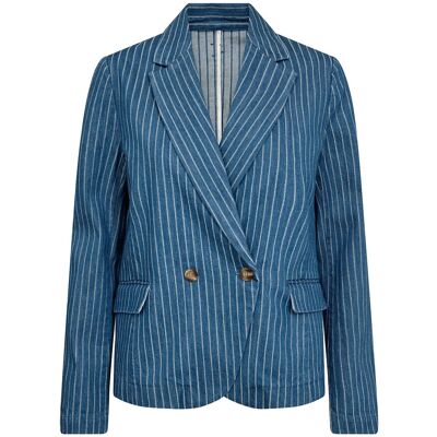 MOS MOSH Mmbeline Virto Blazer 40 MID BLUE 40 MOS MOSH Mmbeline Virto Blazer 40 MID BLUE 40
