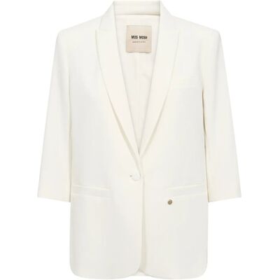 MOS MOSH Mmjunie Miley Blazer 36 ECRU 36 MOS MOSH Mmjunie Miley Blazer 36 ECRU 36