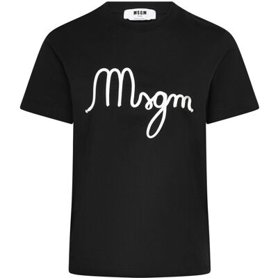 MSGM T-Shirt/T-Shirt L BLACK L MSGM T-Shirt/T-Shirt L BLACK L