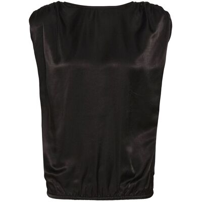 Essential Foods Estellemw Wrap Top 34 BLACK 34 Essential Foods Estellemw Wrap Top 34 BLACK 34