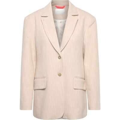 Naja Lauf Caroline Blazer Rough 2-Tone 40 BEIGE 40 Naja Lauf Caroline Blazer Rough 2-Tone 40 BEIGE 40