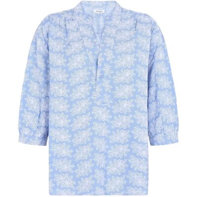Newhouse Hannah Chambray Blouse 44 SOFT BLUE 44 Newhouse Hannah Chambray Blouse 44 SOFT BLUE 44
