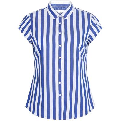 Newhouse Vera Bold Streaks Shirt 40 ROYAL BLUE 40 Newhouse Vera Bold Streaks Shirt 40 ROYAL BLUE 40