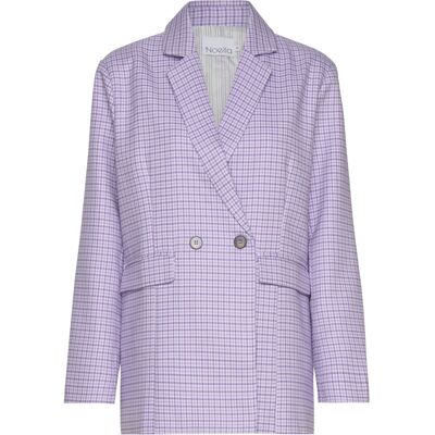 Noella Mille Oversize Blazer XS LAVENDER CHECK XS Noella Mille Oversize Blazer XS LAVENDER CHECK XS