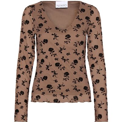 Noella Lucille Top XL CLARITY MOREL PRINT XL Noella Lucille Top XL CLARITY MOREL PRINT XL