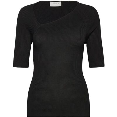 NORR Sherry Knit Tee 34 BLACK 34 NORR Sherry Knit Tee 34 BLACK 34
