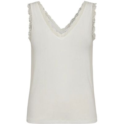 Nümph Nubowie Lace Top XXL CLOUD DANCER XXL Nümph Nubowie Lace Top XXL CLOUD DANCER XXL