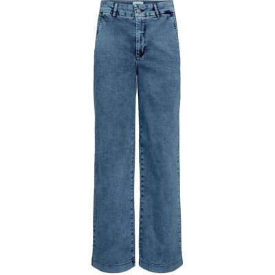 Nümph Nuamber - Hr Wide Acid Jeans 34 MEDIUM BLUE DENIM 34 Nümph Nuamber - Hr Wide Acid Jeans 34 MEDIUM BLUE DENIM 34
