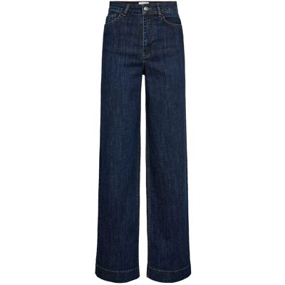 Nümph Nuparis Hr Wide Jeans P3012 34 DARK BLUE DENIM 34 Nümph Nuparis Hr Wide Jeans P3012 34 DARK BLUE DENIM 34