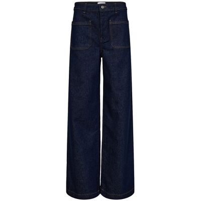 Nümph Numilton Hr Wide Jeans S3012 38 DARK BLUE DENIM 38 Nümph Numilton Hr Wide Jeans S3012 38 DARK BLUE DENIM 38