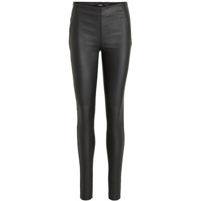 Object Objbelle Mw Coated Leggings Noos 42 BLACK 42 Object Objbelle Mw Coated Leggings Noos 42 BLACK 42