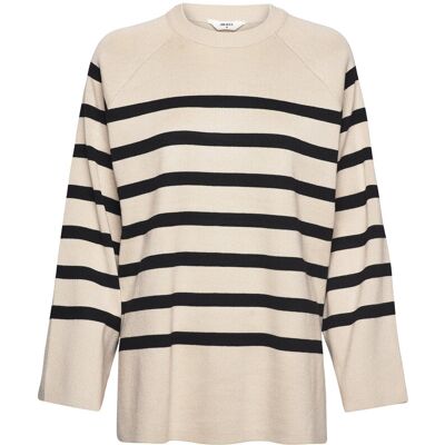 Object Objester Ls Knit Top Noos XL SANDSHELL XL Object Objester Ls Knit Top Noos XL SANDSHELL XL