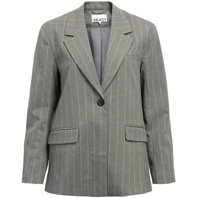 Object Objlisa Lo Blazer Noos 44 MEDIUM GREY MELANGE 44 Object Objlisa Lo Blazer Noos 44 MEDIUM GREY MELANGE 44