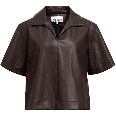 Object Objemery 2/4 Lo Coated Top 143 42 SEAL BROWN 42 Object Objemery 2/4 Lo Coated Top 143 42 SEAL BROWN 42