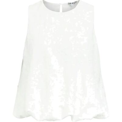 Object Objminnie Re Sl Top Noos XL WHITE XL Object Objminnie Re Sl Top Noos XL WHITE XL