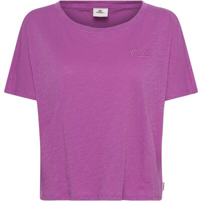O'neill Essentials Script Scoop Neck T-Shirt S ELECTRIC FUSCHIA S O'neill Essentials Script Scoop Neck T-Shirt S ELECTRIC FUSCHIA S