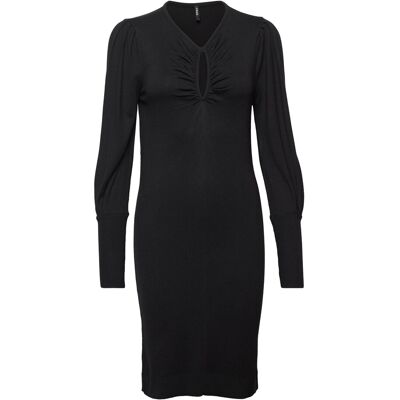 ONLY Onlsweet L/S Detail Dress Knt S BLACK S ONLY Onlsweet L/S Detail Dress Knt S BLACK S