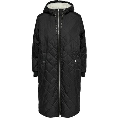 ONLY Onlnewsandy Quilt Coat Cc Otw XS BLACK XS ONLY Onlnewsandy Quilt Coat Cc Otw XS BLACK XS