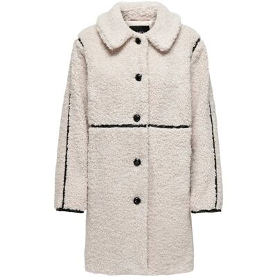 ONLY Onlrubi Shearling Coat Cs Otw XS PUMICE STONE XS ONLY Onlrubi Shearling Coat Cs Otw XS PUMICE STONE XS