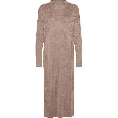 ONLY Onltess Ls Highneck Midi Dress Knt XS MALT BALL XS ONLY Onltess Ls Highneck Midi Dress Knt XS MALT BALL XS