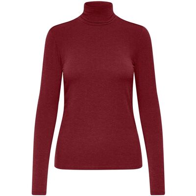ONLY Onlsia L/S Roll Neck Top Box Jrs S CABERNET S ONLY Onlsia L/S Roll Neck Top Box Jrs S CABERNET S