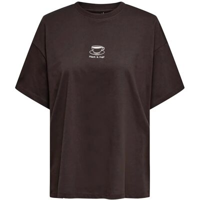 ONLY Onlvivvi S/S Lovely Top Jrs XL SEAL BROWN XL ONLY Onlvivvi S/S Lovely Top Jrs XL SEAL BROWN XL