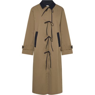 ONLY Onlorchid Long Bow Coat Cs Otw XL ERMINE XL ONLY Onlorchid Long Bow Coat Cs Otw XL ERMINE XL