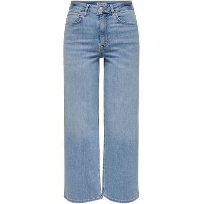 ONLY Onlmadison Blush Hw Cp Wd Dnm Cro371Noos XS x 34 LIGHT BLUE DENIM XS x 34 ONLY Onlmadison Blush Hw Cp Wd Dnm Cro371Noos XS x 34 LIGHT BLUE DENIM XS x 34