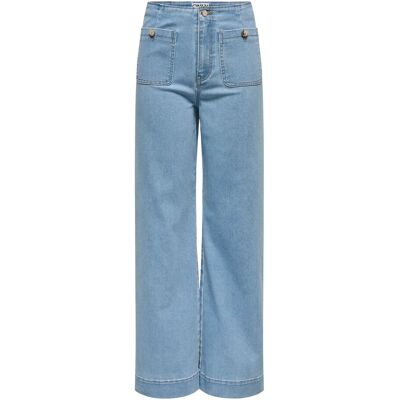 ONLY Onlmadeline Hw Wd Pocket Dnm Gua221 Noos XS x 32 LIGHT BLUE DENIM XS x 32 ONLY Onlmadeline Hw Wd Pocket Dnm Gua221 Noos XS x 32 LIGHT BLUE DENIM XS x 32