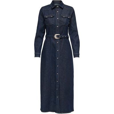 ONLY Onlcamomile Ls Dnm Dress Bf Mae S DARK BLUE DENIM S ONLY Onlcamomile Ls Dnm Dress Bf Mae S DARK BLUE DENIM S