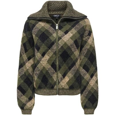 ONLY Onlmaroon Ls Zip Collar Cardigan Knt M FOREST NIGHT M ONLY Onlmaroon Ls Zip Collar Cardigan Knt M FOREST NIGHT M