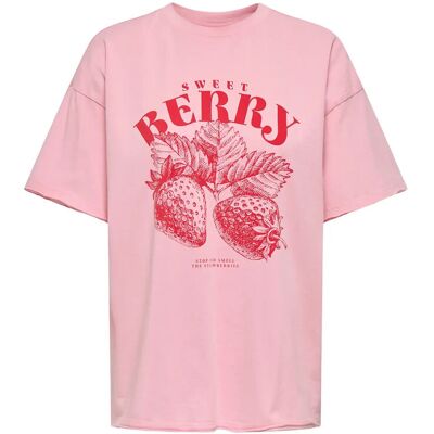 ONLY Onlkinna S/S Oversize Top Box Jrs L ROMANCE ROSE L ONLY Onlkinna S/S Oversize Top Box Jrs L ROMANCE ROSE L