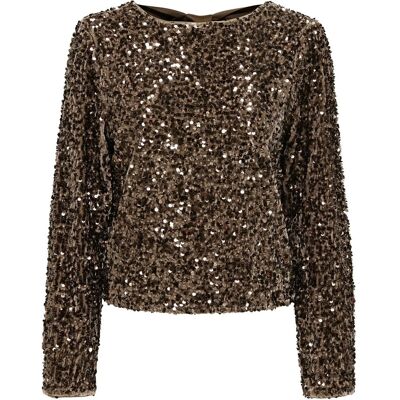 ONLY Onlconfidence L/S Sequin Bow Top Jrs M MOUNTAIN TRAIL M ONLY Onlconfidence L/S Sequin Bow Top Jrs M MOUNTAIN TRAIL M