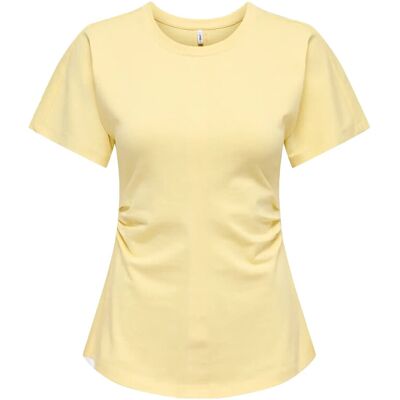 ONLY Onlmarie S/S Ruching Top Jrs Noos M SUNLIGHT M ONLY Onlmarie S/S Ruching Top Jrs Noos M SUNLIGHT M