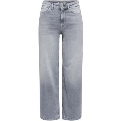 ONLY Onlmadison Blush Hw Cp Wd Dnm Rea293Noos XS x 32 MEDIUM GREY DENIM XS x 32 ONLY Onlmadison Blush Hw Cp Wd Dnm Rea293Noos XS x 32 MEDIUM GREY DENIM XS x 32
