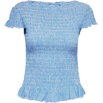ONLY Onlcelle Cap Smock Boatneck Top Jrs L ULTRAMARINE L ONLY Onlcelle Cap Smock Boatneck Top Jrs L ULTRAMARINE L