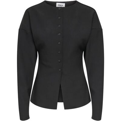 ONLY Onlluma-Clever L/S Waist Cardigan Tlr 34 BLACK 34 ONLY Onlluma-Clever L/S Waist Cardigan Tlr 34 BLACK 34