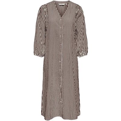 ONLY Onlrolly L/S Midi Stripe Dress Cs Wvn M CHOCOLATE MARTINI M ONLY Onlrolly L/S Midi Stripe Dress Cs Wvn M CHOCOLATE MARTINI M