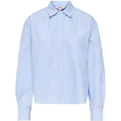 ONLY Onlelowen Ls Stripe Shirt Wvn Ex XL ZEN BLUE XL ONLY Onlelowen Ls Stripe Shirt Wvn Ex XL ZEN BLUE XL