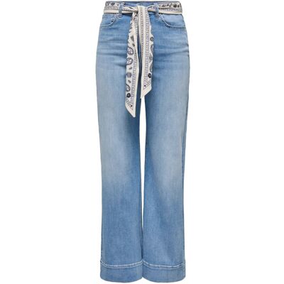 ONLY Onlmadison Hw Wide Scarf Dnm Gua33 XL x 32 MEDIUM BLUE DENIM XL x 32 ONLY Onlmadison Hw Wide Scarf Dnm Gua33 XL x 32 MEDIUM BLUE DENIM XL x 32