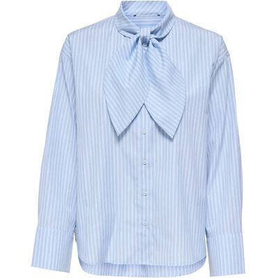 ONLY Onldisako L/S Bow Detail Shirt Wvn Ex XS WINDSURFER XS ONLY Onldisako L/S Bow Detail Shirt Wvn Ex XS WINDSURFER XS