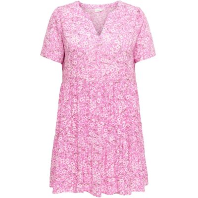 ONLY Carmakoma Carzally S/S Thea Tunic Dress Noos 52 FUCHSIA PINK 52 ONLY Carmakoma Carzally S/S Thea Tunic Dress Noos 52 FUCHSIA PINK 52